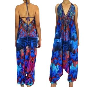 Shahida Parides Jumpsuit | Deep Sea | NWT | OS